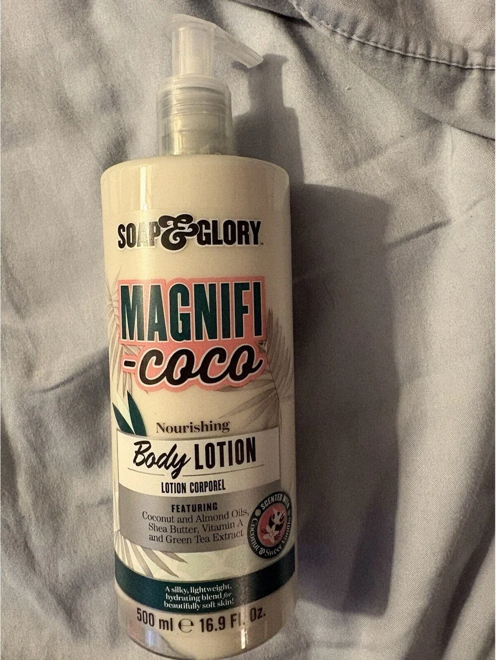 Soap & Glory Magnifi-Coco Nourishing/Moisturizing Body Lotion-16.9 Oz-New